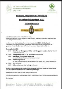 Bezirksschützenfest 2022
